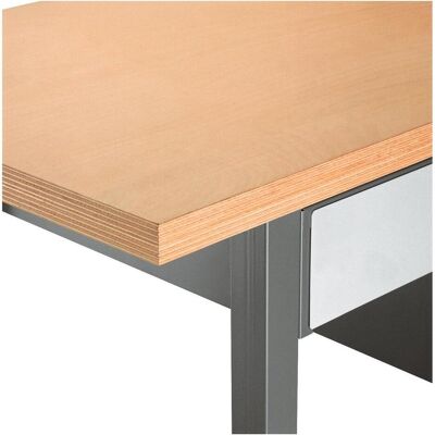 Kraftwerk, Werkbank Zubehör, Werkbankplatte 1500x700 mm, Buche Multiplex 40 mm, 24 KG (Holz) Kraftwerk, Werkbank Zubehör, Werkbankplatte 1500x700 mm, Buche Multiplex 40 mm, 24 KG (Holz)
