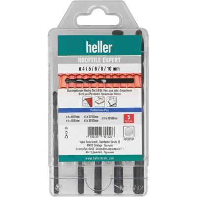 Heller Dachziegelbohrer-Satz Rooftile Expert 5-tlg. - Bohrer-Set für Dachziegel Heller Dachziegelbohrer-Satz Rooftile Expert 5-tlg. - Bohrer-Set für Dachziegel