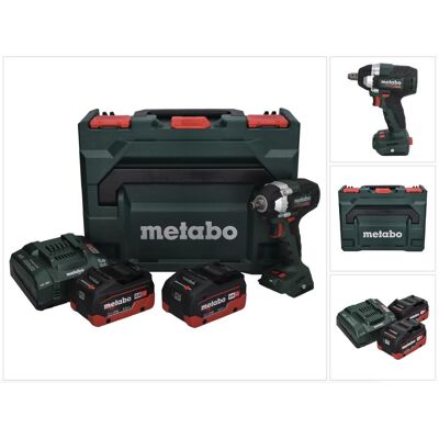 Metabo, Bohrmaschine + Akkuschrauber, SSW 18 LT 300 BL Akku Schlagschrauber 18 V 300 Nm Brushless + 2x Akku 5,5 Ah + Ladegerät + (Schlagschrauber) Metabo, Bohrmaschine + Akkuschrauber, SSW 18 LT 300 BL Akku Schlagschrauber 18 V 300 Nm Brushless + 2x Akku 5,5 Ah + Ladegerät + (Schlagschrauber)