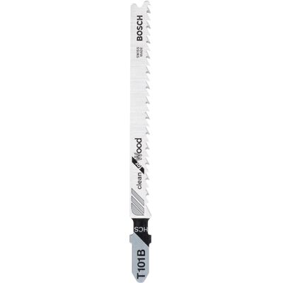 Bosch Zubehör, Sägeblatt, Stichsägeblatt HCS, T 101 B Clean for Wood Bosch Zubehör, Sägeblatt, Stichsägeblatt HCS, T 101 B Clean for Wood