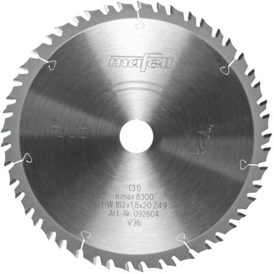 Mafell, Sägeblatt, Kreissägeblatt HW KSB-WF162 GT Mafell, Sägeblatt, Kreissägeblatt HW KSB-WF162 GT