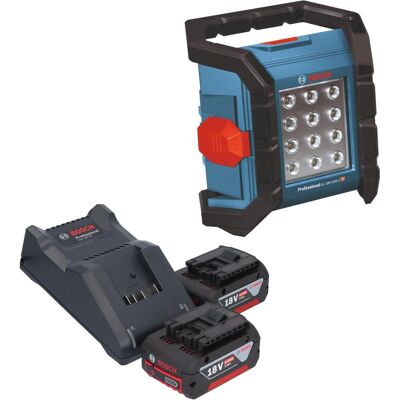 Bosch Professional, Arbeitsleuchte, GLI 18V-1200 C Professional Akku Baustrahler 18 V 1200 lm + 2x Akku 4,0 Ah + Ladegerät (1200 lm) Bosch Professional, Arbeitsleuchte, GLI 18V-1200 C Professional Akku Baustrahler 18 V 1200 lm + 2x Akku 4,0 Ah + Ladegerät (1200 lm)