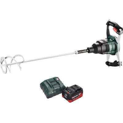 Metabo, Rührwerk + Mörtelrührer, RW 18 LTX 120 Akku Rührwerk 18 V 40 l Mischmenge 1x LiHD Akku 10,0 Ah + Ladegerät (Farbrührer + Mörtelrührer) Metabo, Rührwerk + Mörtelrührer, RW 18 LTX 120 Akku Rührwerk 18 V 40 l Mischmenge 1x LiHD Akku 10,0 Ah + Ladegerät (Farbrührer + Mörtelrührer)