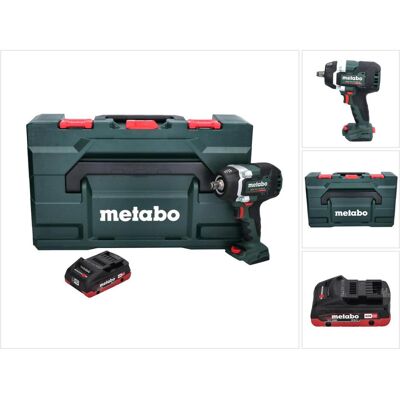 Metabo, Bohrmaschine + Akkuschrauber, SSW 18 LTX 800 BL Akku Schlagschrauber 18 V 800 Nm 1/2" Brushless + 1x Akku 4,0 Ah + metaBOX (Schlagschrauber) Metabo, Bohrmaschine + Akkuschrauber, SSW 18 LTX 800 BL Akku Schlagschrauber 18 V 800 Nm 1/2" Brushless + 1x Akku 4,0 Ah + metaBOX (Schlagschrauber)