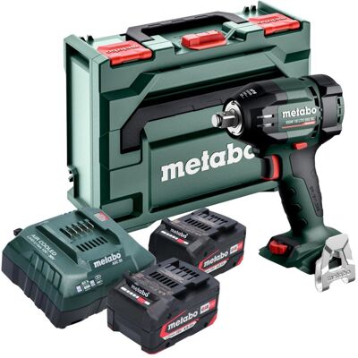 Metabo, Bohrmaschine + Akkuschrauber, SSW 18 LTX 550 BL Akku Schlagschrauber 18 V 550 Nm Brushless + 2x Akku 4,0 Ah + Ladegerät + (Schlagschrauber) Metabo, Bohrmaschine + Akkuschrauber, SSW 18 LTX 550 BL Akku Schlagschrauber 18 V 550 Nm Brushless + 2x Akku 4,0 Ah + Ladegerät + (Schlagschrauber)