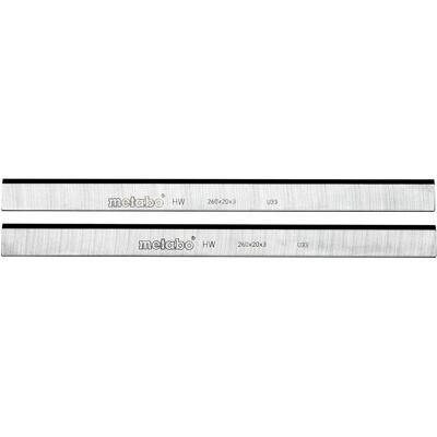 Metabo, Zubehör Maschine, HM Hobelmesser 260x20x3mm Metabo, Zubehör Maschine, HM Hobelmesser 260x20x3mm