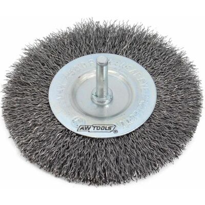 Awtools, Schleifmittel, 120 mm Krämpfepinsel. Awtools, Schleifmittel, 120 mm Krämpfepinsel.
