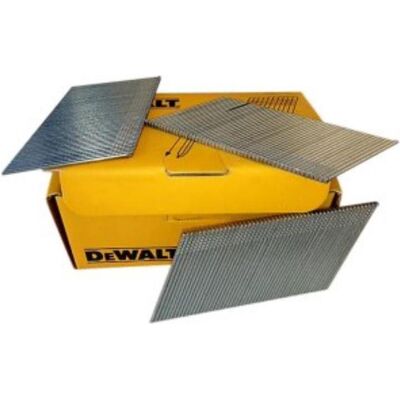 DeWalt, Tackerklammern + Tackernägel, Verzinkte Nägel für Akkunagler D51825, 50x2,85mm, 34° DeWalt, Tackerklammern + Tackernägel, Verzinkte Nägel für Akkunagler D51825, 50x2,85mm, 34°