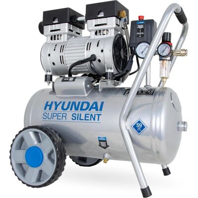Hyundai Kompressor, Silent Kompressor SAC55752 (24 l, 8 Bar) Hyundai Kompressor, Silent Kompressor SAC55752 (24 l, 8 Bar)