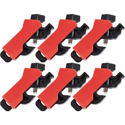 Brady, Zubehör Maschine, Universal-Mini-Verriegelung für Schutzschalter, Glasfaserverstärktes Nylon, Rot, 12.70 x 33. Brady, Zubehör Maschine, Universal-Mini-Verriegelung für Schutzschalter, Glasfaserverstärktes Nylon, Rot, 12.70 x 33.