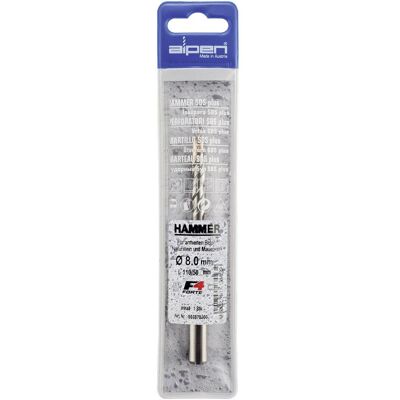 Alpen, Bohrereinsatz, Maykestag PLT,L=110/50,DM 6.5 (SDS+ HAMMERBOHRER) (6.5 Millimeter) Alpen, Bohrereinsatz, Maykestag PLT,L=110/50,DM 6.5 (SDS+ HAMMERBOHRER) (6.5 Millimeter)