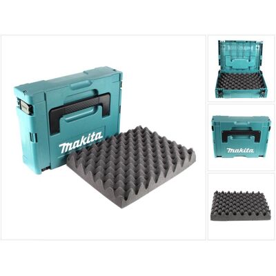 Makita, Zubehör Werkzeugaufbewahrung, MAKPAC 1 Systemkoffer - mit Universaleinlage für 18 V Akku Geräte Schrauber Sägen Schl Makita, Zubehör Werkzeugaufbewahrung, MAKPAC 1 Systemkoffer - mit Universaleinlage für 18 V Akku Geräte Schrauber Sägen Schl