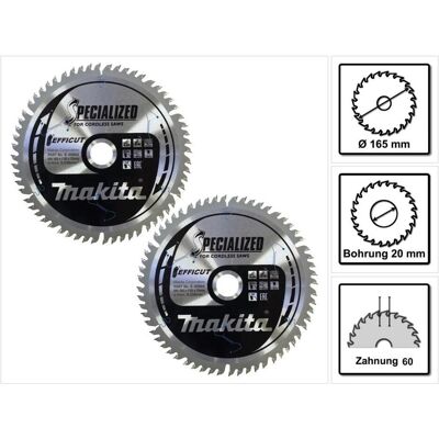 Makita - CMSF16560E - 165mm - Ø20mm - Sägeblatt Makita - CMSF16560E - 165mm - Ø20mm - Sägeblatt