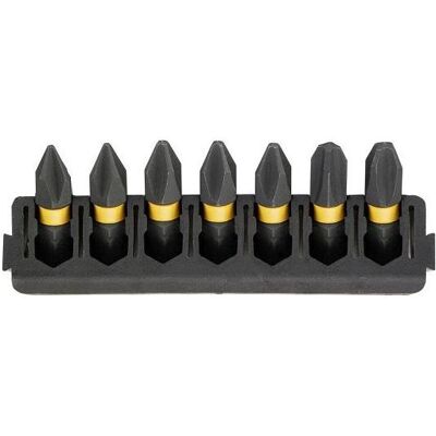 DeWalt, Bits, 7pc 25mm Phillips Mix Bar Flextorq (Bit-Adapter) DeWalt, Bits, 7pc 25mm Phillips Mix Bar Flextorq (Bit-Adapter)