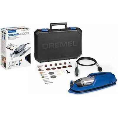 Dremel, Multifunktionswerkzeug, SZLIFIERKA WIELOFUNKCYJNA MULTI 3000 -1 + 25x OSPRZĘT+ WAŁEK (Multifunktionswerkzeug) Dremel, Multifunktionswerkzeug, SZLIFIERKA WIELOFUNKCYJNA MULTI 3000 -1 + 25x OSPRZĘT+ WAŁEK (Multifunktionswerkzeug)