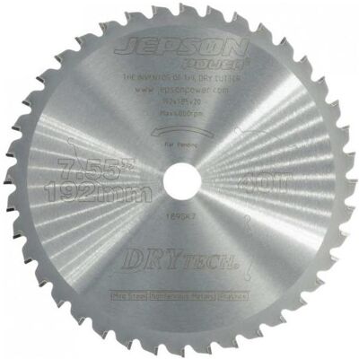 Elmag, Sägeblatt, - Cermet-Sägeblatt orig. JEPSON 192x1,85x20 mm, 40 Zähne f. HAND DRY CUTTER 8219 Elmag, Sägeblatt, - Cermet-Sägeblatt orig. JEPSON 192x1,85x20 mm, 40 Zähne f. HAND DRY CUTTER 8219
