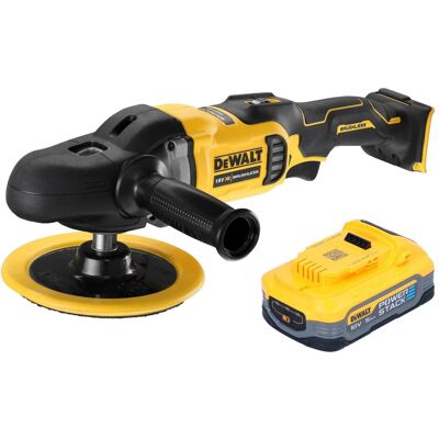 DeWalt, Schleifmaschine + Poliermaschine, DCM 849 N Akku Exzenter Poliermaschine 18 V 180 mm Brushless + 1x Powerstack Akku 5,0 Ah - (Exzenterpolierer) DeWalt, Schleifmaschine + Poliermaschine, DCM 849 N Akku Exzenter Poliermaschine 18 V 180 mm Brushless + 1x Powerstack Akku 5,0 Ah - (Exzenterpolierer)
