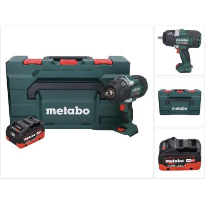 Metabo, Bohrmaschine + Akkuschrauber, SSW 18 LTX 1450 BL Akku Schlagschrauber 18 V 1450 Nm Brushless + 1x Akku 8,0 Ah + metaBOX - (Schlagschrauber) Metabo, Bohrmaschine + Akkuschrauber, SSW 18 LTX 1450 BL Akku Schlagschrauber 18 V 1450 Nm Brushless + 1x Akku 8,0 Ah + metaBOX - (Schlagschrauber)