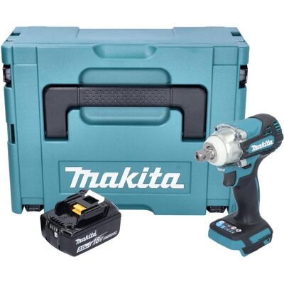 Makita, Bohrmaschine + Akkuschrauber, DTW 301 T1J Akku Schlagschrauber 18 V 330 Nm 1/2" Brushless + 1x Akku 5,0 Ah + Makpac - ohne (Schlagschrauber) Makita, Bohrmaschine + Akkuschrauber, DTW 301 T1J Akku Schlagschrauber 18 V 330 Nm 1/2" Brushless + 1x Akku 5,0 Ah + Makpac - ohne (Schlagschrauber)
