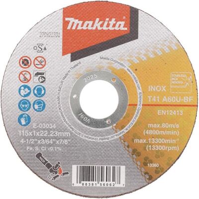 Makita, Sägeblatt, Trennscheibe extra dünn 115x22mm Makita, Sägeblatt, Trennscheibe extra dünn 115x22mm