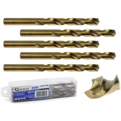 GEKO, Bohrereinsatz, Metallbohrer 13mm HSS, 5er Pack (13 mm) GEKO, Bohrereinsatz, Metallbohrer 13mm HSS, 5er Pack (13 mm)