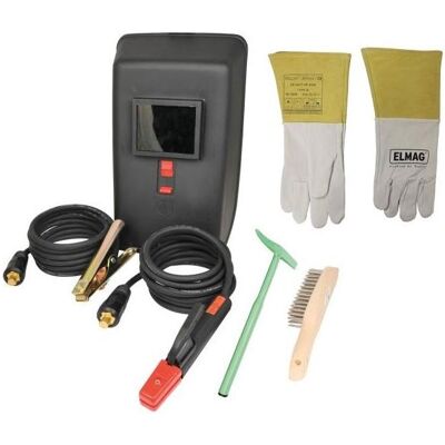 Elmag, Schweissgerät Zubehör, - Schweissplatzausrüstung 25 mm² 3+4 m, SK-SteckerØ 9mm 16/25, GI-Kabel H01N2-D Elmag, Schweissgerät Zubehör, - Schweissplatzausrüstung 25 mm² 3+4 m, SK-SteckerØ 9mm 16/25, GI-Kabel H01N2-D