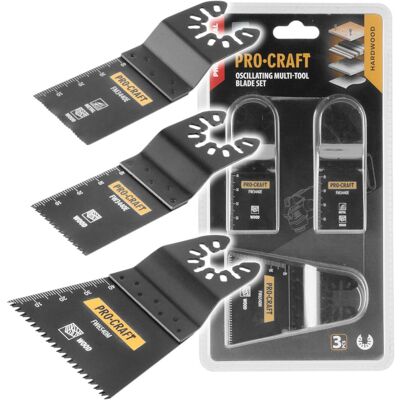 Procraft, Sägeblatt, MB3 Sägeblatt Set 3 tlg. für oszillierende Multifunktionswerkzeuge Procraft, Sägeblatt, MB3 Sägeblatt Set 3 tlg. für oszillierende Multifunktionswerkzeuge