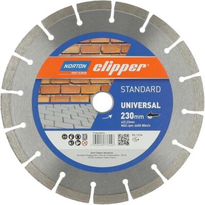 Norton Diamantscheibe - Universalklinge 230mm Norton Diamantscheibe - Universalklinge 230mm