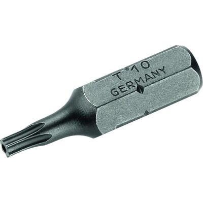Cimco, Bits, Standard, Einzelbits für TORX-Schrauben mit Bohrung T10, Länge 25 mm (Innensechsrund mit Sicherungsstift (TR)) Cimco, Bits, Standard, Einzelbits für TORX-Schrauben mit Bohrung T10, Länge 25 mm (Innensechsrund mit Sicherungsstift (TR))