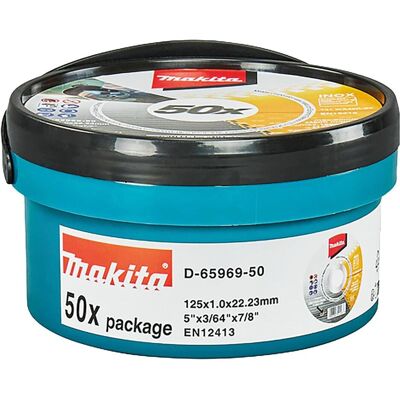 Makita 125x1,0mm Trennscheibe - Edelstahl & Stahl Makita 125x1,0mm Trennscheibe - Edelstahl & Stahl