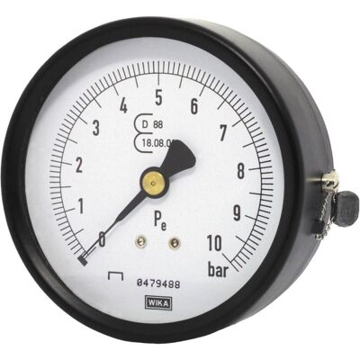 Elmag, Zubehör Druckluftwerkzeug, Druckmanometer 0-10 bar eichfähig Elmag, Zubehör Druckluftwerkzeug, Druckmanometer 0-10 bar eichfähig