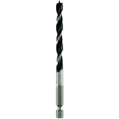 DIY, Bohrereinsatz, Holzspiralbohrer-HSS, 1/4"-Sechskantschaft D= 6,0 mm L= 102 mm (6,00 mm) DIY, Bohrereinsatz, Holzspiralbohrer-HSS, 1/4"-Sechskantschaft D= 6,0 mm L= 102 mm (6,00 mm)