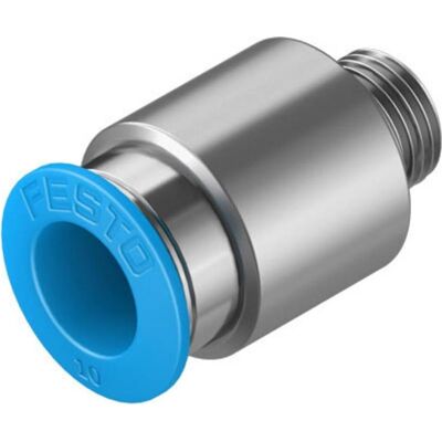 Festo, Zubehör Befestigungstechnik, Push-in Fitting, Male G1/8, 10mm, Hex Festo, Zubehör Befestigungstechnik, Push-in Fitting, Male G1/8, 10mm, Hex