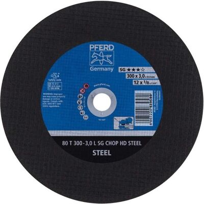 Pferd, Sägeblatt, Trennscheibe 80 T 300-3.0 A 30 L SG-CHOP-HD/32.0 VPE: 20 Pferd, Sägeblatt, Trennscheibe 80 T 300-3.0 A 30 L SG-CHOP-HD/32.0 VPE: 20