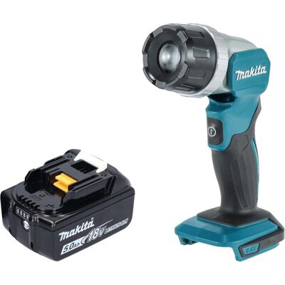 Makita, Arbeitsleuchte, DML 808 T1 Akku Handstrahler 14,4 / 18 V 190 lm LED + 1x Akku 5,0 Ah - ohne Ladegerät (190 lm) Makita, Arbeitsleuchte, DML 808 T1 Akku Handstrahler 14,4 / 18 V 190 lm LED + 1x Akku 5,0 Ah - ohne Ladegerät (190 lm)