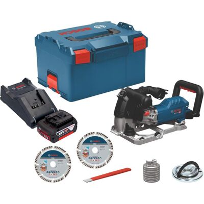 Professional, Fräse, Bosch GNF 18V-40 Akku Mauernutfräse 18 V 40 mm Brushless + 1x Akku 5,0 Ah + Ladegerät + L-Boxx (Nutfräse) Professional, Fräse, Bosch GNF 18V-40 Akku Mauernutfräse 18 V 40 mm Brushless + 1x Akku 5,0 Ah + Ladegerät + L-Boxx (Nutfräse)
