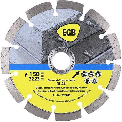 EGB, Sägeblatt, AS21493 Blau DiamantTrennscheibe 150mm EGB, Sägeblatt, AS21493 Blau DiamantTrennscheibe 150mm