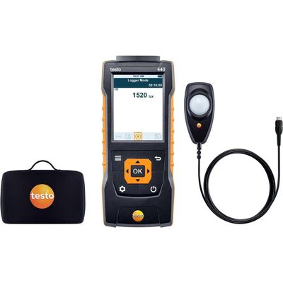 Testo, Detektor, Luxmeter 440 Lux-Set 0563 4402 Kalibrier (Luxmeter) Testo, Detektor, Luxmeter 440 Lux-Set 0563 4402 Kalibrier (Luxmeter)