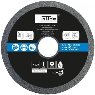 Güde, Schleifmittel, Schleifscheibe 250x50x12mm K220 Güde, Schleifmittel, Schleifscheibe 250x50x12mm K220