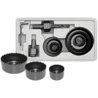 Awtools, Lochsäge, OTWORNICE DO DREWNA / 18-20-24-27-37-43-50-63mm / KOMPLET 11 SZTUK Awtools, Lochsäge, OTWORNICE DO DREWNA / 18-20-24-27-37-43-50-63mm / KOMPLET 11 SZTUK