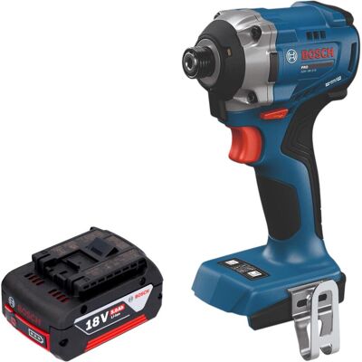 Professional, Bohrmaschine + Akkuschrauber, Bosch GDR 18V-215 Professional Akku Drehschlagschrauber 18 V 215 Nm 1/4" Brushless + 1x Akku 5,0 Ah (Schlagschrauber) Professional, Bohrmaschine + Akkuschrauber, Bosch GDR 18V-215 Professional Akku Drehschlagschrauber 18 V 215 Nm 1/4" Brushless + 1x Akku 5,0 Ah (Schlagschrauber)