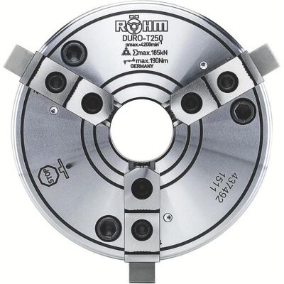 Röhm, Zubehör Maschine, DURO-T 200, 3-Backen, Zylindrische Zentrieraufnahme, Grund- und Aufsatzbacken Röhm, Zubehör Maschine, DURO-T 200, 3-Backen, Zylindrische Zentrieraufnahme, Grund- und Aufsatzbacken