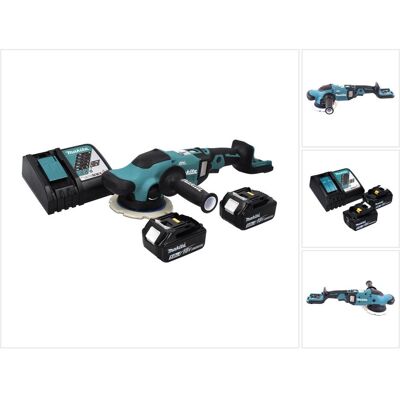 Makita, Schleifmaschine + Poliermaschine, DPO 600 RT Akku Exzenterpolierer 18 V 150 mm XPT Brushless + 2x Akku 5,0 Ah + Ladegerät (Exzenterpolierer) Makita, Schleifmaschine + Poliermaschine, DPO 600 RT Akku Exzenterpolierer 18 V 150 mm XPT Brushless + 2x Akku 5,0 Ah + Ladegerät (Exzenterpolierer)