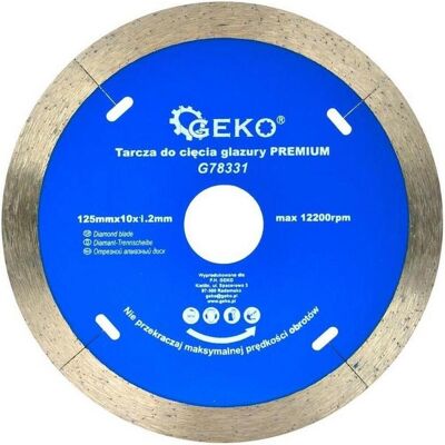 GEKO, Sägeblatt, Diamant-Trennscheibe 125x10x22,23mm GEKO, Sägeblatt, Diamant-Trennscheibe 125x10x22,23mm