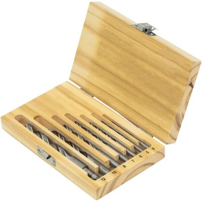 Stier, Bohrereinsatz, Holzbohrer-Set 7-tlg. 4-12 mm (10 Millimeter, 12 Millimeter, 4 Millimeter, 5 Millimeter, 6 Millimeter, 7 Millimeter, 8 Millimeter) Stier, Bohrereinsatz, Holzbohrer-Set 7-tlg. 4-12 mm (10 Millimeter, 12 Millimeter, 4 Millimeter, 5 Millimeter, 6 Millimeter, 7 Millimeter, 8 Millimeter)