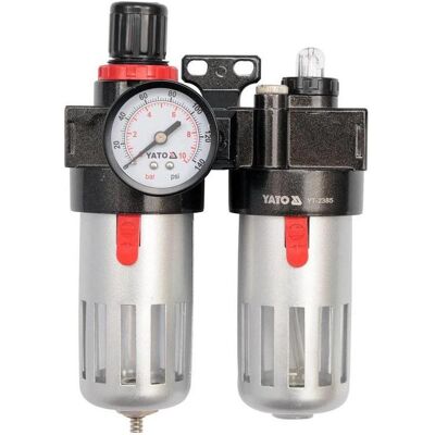 Yato, Zubehör Druckluftwerkzeug, Air Regulator Wlubricatiorgauge&Filter Yato, Zubehör Druckluftwerkzeug, Air Regulator Wlubricatiorgauge&Filter