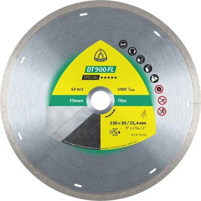 Klingspor, Sägeblatt, DT 900 FL Special - Diamanttrennscheibe 230 x 22,23 mm Klingspor, Sägeblatt, DT 900 FL Special - Diamanttrennscheibe 230 x 22,23 mm