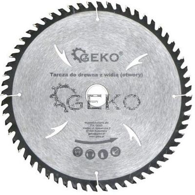 GEKO, Sägeblatt, Sägeblatt für Holz, 250x30 mm, 60T GEKO, Sägeblatt, Sägeblatt für Holz, 250x30 mm, 60T