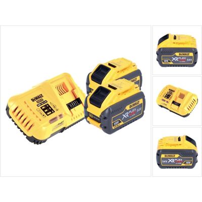 DeWalt, Werkzeugakku + Ladegerät, DCB 118 Y2 Akku Starter Set 18 V / 54 V 2x XR FLEXVOLT Akku 12 Ah + Ladegerät (18 V) DeWalt, Werkzeugakku + Ladegerät, DCB 118 Y2 Akku Starter Set 18 V / 54 V 2x XR FLEXVOLT Akku 12 Ah + Ladegerät (18 V)