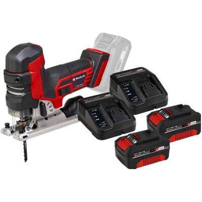 Einhell, Stichsäge, TP-JST 18/135 Li BL Solo 4,0 Ah Accu (2x) Starterspakket Einhell, Stichsäge, TP-JST 18/135 Li BL Solo 4,0 Ah Accu (2x) Starterspakket